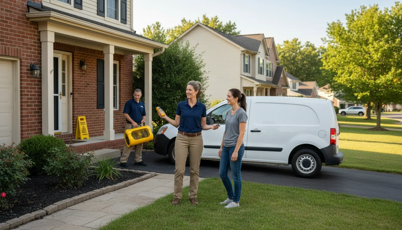 Water restoration image for Dehumidification And Cleanup Services in Bishop, GA